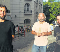 Alejandro Díaz, Diego Amerise y Juan Pablo Castrillo, integrantes de La Sonora. (Fuente: Sandra Cartasso) (Fuente: Sandra Cartasso) (Fuente: Sandra Cartasso)