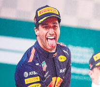 n “Hace veinticuatro horas no me habría imaginado estar aquí”, se sinceró Ricciardo en lo más alto del podio.