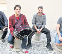 Bruno Giuntini, Julio Coviello, Vito Venturino y Rodrigo Perelsztein: músicos y milongueros. (Fuente: Sandra Cartasso) (Fuente: Sandra Cartasso) (Fuente: Sandra Cartasso)