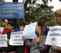 Organizaciones y familiares de víctimas cuestionan que las investigaciones parten del relato policial. (Fuente: Andres Macera) (Fuente: Andres Macera) (Fuente: Andres Macera)