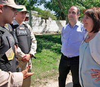 El intendente Corral y la ministra Bullrich prometieron reducir la inseguridad en Alto Verde.
