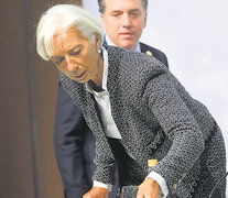 Christine Lagarde, directora gerente del FMI, brindó una conferencia de prensa junto al ministro Nicolás Dujovne. (Fuente: NA) (Fuente: NA) (Fuente: NA)