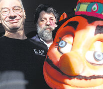 Sergio Rower y Luis Rivera López, fundadores de la compañía. La obra puede verse en el Teatro 25 de Mayo. (Fuente: Carolina Camps) (Fuente: Carolina Camps) (Fuente: Carolina Camps)