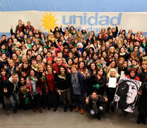 Las participantes del encuentro desarrollado ayer en Santa Fe.