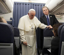 El Papa brindó sus polémicas declaraciones durante una rueda de prensa en vuelo de regreso al Vaticano. (Fuente: AFP) (Fuente: AFP) (Fuente: AFP)