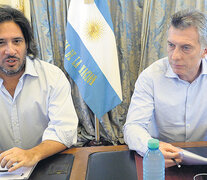 El presidente Mauricio Macri junto al ministro de Justicia, Germán Garavano. (Fuente: DyN) (Fuente: DyN) (Fuente: DyN)