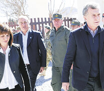 Macri dio un discurso desde la Puna jujeña, acompañado por el gobernador Gerardo Morales y la ministra de Seguridad, Patricia Bullrich. (Fuente: NA) (Fuente: NA) (Fuente: NA)