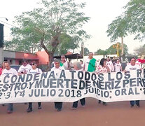 Los organismos aseguran haber instalado el tema en el pueblo. (Fuente: HIJOS) (Fuente: HIJOS) (Fuente: HIJOS)