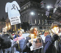 Tras la marcha hubo un acto para reivindicar a las víctimas y reclamar justicia. (Fuente: Guadalupe Lombardo) (Fuente: Guadalupe Lombardo) (Fuente: Guadalupe Lombardo)