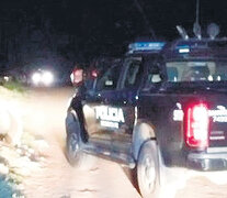 El lugar donde el lunes, a las 20, en Coronda, fue hallado el cuerpo de Magalí.