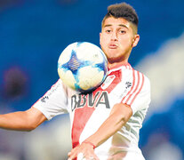 El juvenil Exequiel Palacios se ganó la titularidad.