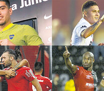 Lucas Olaza o Sebastián Villa (Boca). Juan Fernando Quintero (River). Francisco Silva (Independiente). Luis Leal (Newell’s).