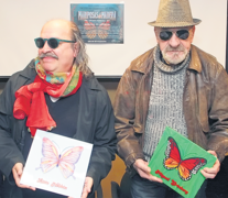 Nebbia y Quiroga con sus Mariposas de Madera, que tributan a Miguel Abuelo y homenajean a figuras presentes y que ya no están. (Fuente: Charly Dueñas) (Fuente: Charly Dueñas) (Fuente: Charly Dueñas)