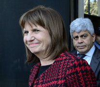 La ministra Bullrich en su última visita a Rosario. (Fuente: Sebastián Joel Vargas) (Fuente: Sebastián Joel Vargas) (Fuente: Sebastián Joel Vargas)