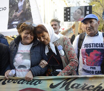 “Es una marcha contundente”, dijo Almeida, de Madres de Plaza de Mayo Linea Fundadora. (Fuente: Andres Macera) (Fuente: Andres Macera) (Fuente: Andres Macera)