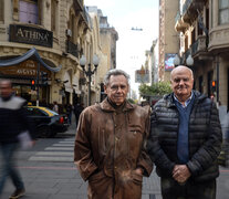 Aníbal Moliné y Roberto De Gregorio buscaron el sentido de la identidad urbana rosarina. (Fuente: Camila Casero.) (Fuente: Camila Casero.) (Fuente: Camila Casero.)