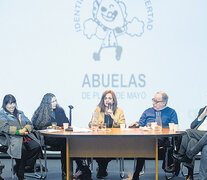 Carlotto, Walsh, Rodríguez, Garré, Wainfeld, Despouy y Fernández participaron del debate. (Fuente: Kala Moreno Parra) (Fuente: Kala Moreno Parra) (Fuente: Kala Moreno Parra)