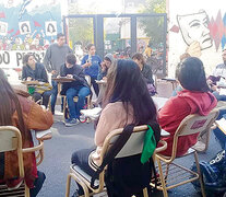 Una clase pública en la Facultad de Ciencias Sociales de la UBA.