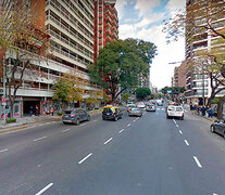 El allanamiento en Coronel Díaz al 2200, en el concurrido barrio de la Recoleta.