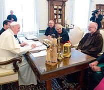 El Papa con los máximos responsables de la Iglesia de EE.UU.