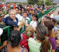 Almagro viajó a Cúcuta, Colombia, para dialogar con los emigrantes venezolanos. (Fuente: AFP) (Fuente: AFP) (Fuente: AFP)