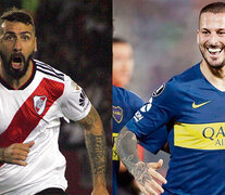 Lucas Pratto y Darío Benedetto, los encargados de que hoy haya gritos de gol. (Fuente: Alejandro Leiva) (Fuente: Alejandro Leiva) (Fuente: Alejandro Leiva)