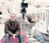 Robert Guédiguian durante el rodaje de La casa junto al mar.