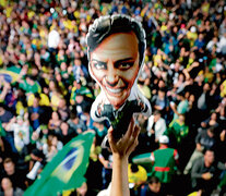 Simpatizantes de Bolsonaro celebraron la victoria en la avenida Paulista de San Pablo.