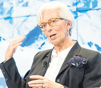 Christine Lagarde, titular del FMI. Los escenarios pesimistas de junio fueron superados por la realidad. Esta vez advierten sobre un probable colapso. (Fuente: DPA) (Fuente: DPA) (Fuente: DPA)