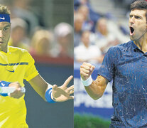 Rafael Nadal, número uno del ranking. Djokovic, número dos, quiere destronarlo.