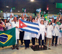 El primer contingente de 30 médicos cubanos en Brasil llegó a Recife en agosto del 2013.