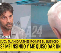 La entrevista a Darthes fue en su casa de Nordelta; el entrevistador, Mauro Viale. (Fuente: NA) (Fuente: NA) (Fuente: NA)