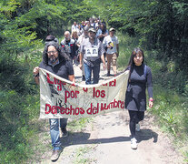 En el monte que crece, para que la memoria no desaparezca.