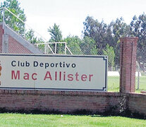 El Club Deportivo Mac Allister, en La Pampa, donde trabajaba el entrenador denunciado.