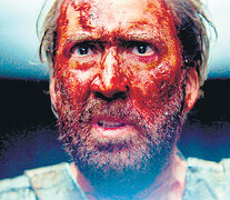 Nicolas Cage fuera de control en Mandy, de Pan Cosmatos, inspirado en la estética del heavy metal.