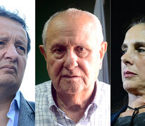 Del Frade, Cavallero y Bielsa trataron de bajarle el tono político a la convocatoria. (Fuente: Sebastián Joel Vargas) (Fuente: Sebastián Joel Vargas) (Fuente: Sebastián Joel Vargas)