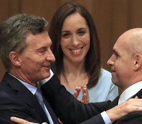 Los tres pilares del PRO, Macri, Vidal y Larreta, alineados en la definición del cronograma electoral de Cambiemos.