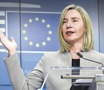 La alta representante de la UE para la Política Exterior, Federica Mogherini, pide elecciones. (Fuente: AFP) (Fuente: AFP) (Fuente: AFP)