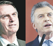 Jair Bolsonaro y Mauricio Macri se verán las caras en Brasilia, el próximo miércoles 16. (Fuente: NA) (Fuente: NA) (Fuente: NA)