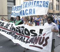 “La idea era repudiar las medidas que atentan contra el bolsillo de los trabajadores”, explicaron los manifestantes. (Fuente: Bernardino Avila) (Fuente: Bernardino Avila) (Fuente: Bernardino Avila)