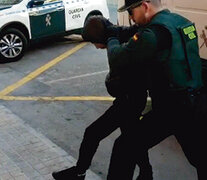 Tres de los detenidos en el pueblo de Callosa d’En Sarrià.