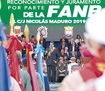 Imagen de Maduro compartiendo un acto con militares venezolanos que acompaño el tuit de ayer del presidente. (Fuente: Twitter) (Fuente: Twitter) (Fuente: Twitter)