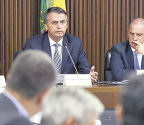 Bolsonaro tuvo su primera reunión con su gabinete en el Palacio del Planalto.