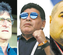 Mario Alberto Kempes, Diego Maradona y el paraguayo José Luis Chilavert.