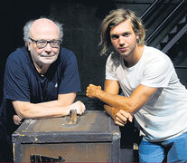 González Gil y Masini, director y protagonista de la obra que arranca hoy en El Método Kairós. (Fuente: Guadalupe Lombardo) (Fuente: Guadalupe Lombardo) (Fuente: Guadalupe Lombardo)