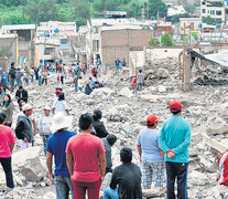 En la municipalidad de Río Grande, Arequipa, los destrozos por los desmoronamientos son elocuentes. (Fuente: AFP) (Fuente: AFP) (Fuente: AFP)