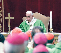 Francisco celebró una misa como cierre del encuentro contra los abusos sexuales en la Iglesia. (Fuente: AFP) (Fuente: AFP) (Fuente: AFP)