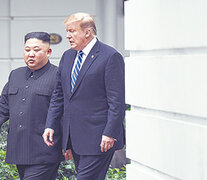 Trump y Kim en el hotel Sofitel Legend Metropole de Hanoi. (Fuente: AFP) (Fuente: AFP) (Fuente: AFP)