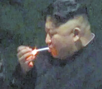 Imagen de Kim Jong Un en el viaje a Vietnam de un fotógrafo de Tbs. (Fuente: AFP) (Fuente: AFP) (Fuente: AFP)