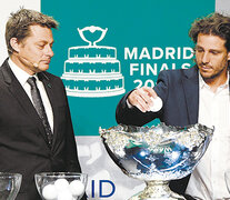 Gastón Gaudio, capitán argentino, participó del sorteo en Madrid. (Fuente: AFP) (Fuente: AFP) (Fuente: AFP)